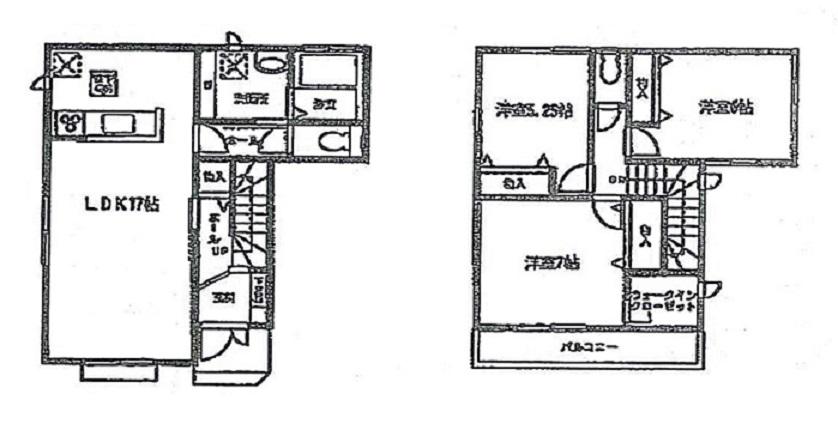 Floor plan. (B Building), Price 21,800,000 yen, 3LDK, Land area 82.91 sq m , Building area 90.25 sq m