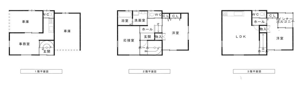 Floor plan. 27,800,000 yen, 4LDK, Land area 62.61 sq m , Building area 127.29 sq m