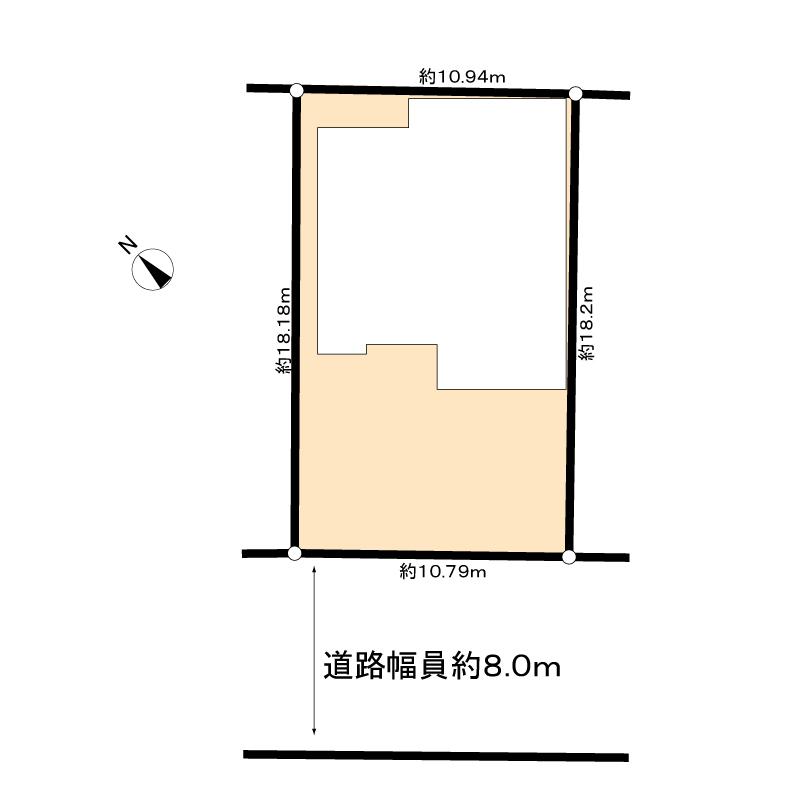 Compartment figure. Land price 48 million yen, Land area 198.34 sq m