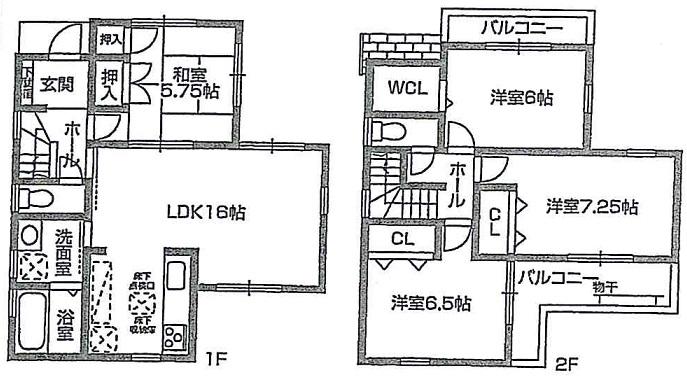 Floor plan. (No. 3 locations), Price 31,800,000 yen, 4LDK, Land area 102.46 sq m , Building area 95.17 sq m