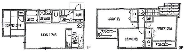 Floor plan. (No. 4 locations), Price 28.8 million yen, 4LDK, Land area 106.42 sq m , Building area 94.77 sq m