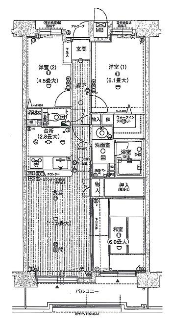 Floor plan. 3LDK, Price 14.5 million yen, Occupied area 66.19 sq m , Since it is a balcony area 8.29 sq m vacant house, Please feel free to preview. This picture is worth a thousand words.