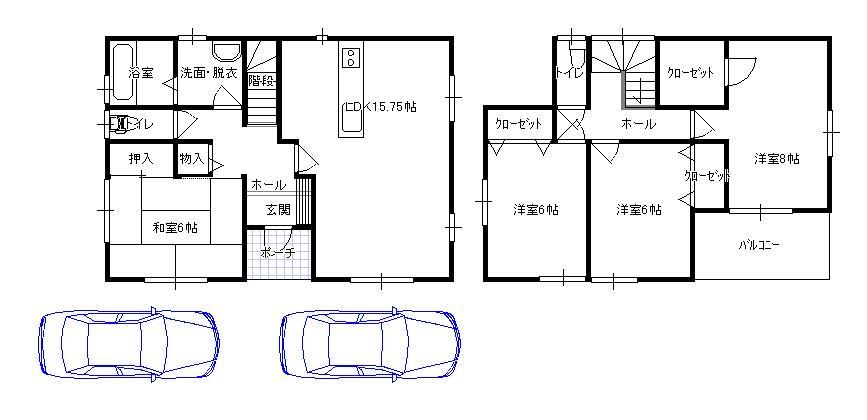 Floor plan. (No. 3 locations), Price 25,800,000 yen, 4LDK, Land area 120 sq m , Building area 103.5 sq m