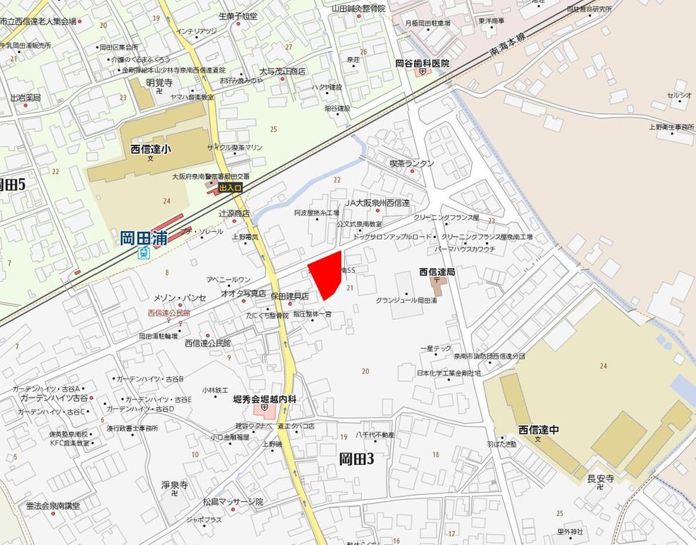 Local appearance photo. ◇ subdivision map ◇ Sennan Okada 3-chome, 21-3