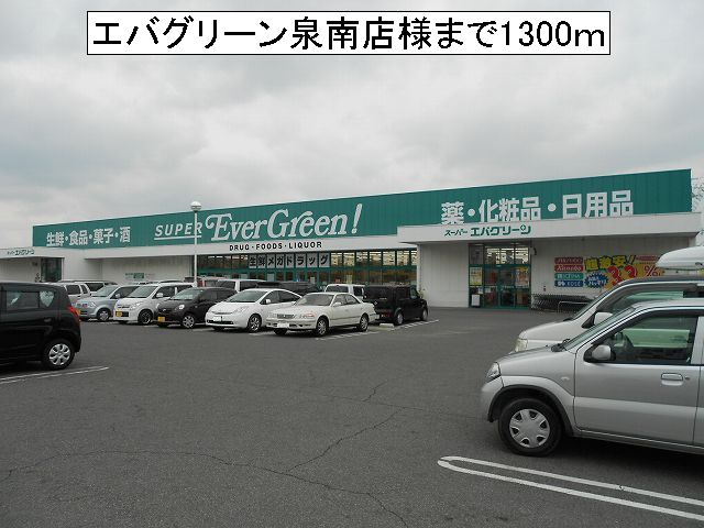 Supermarket. 1300m to Eva Green Sennan store like (Super)