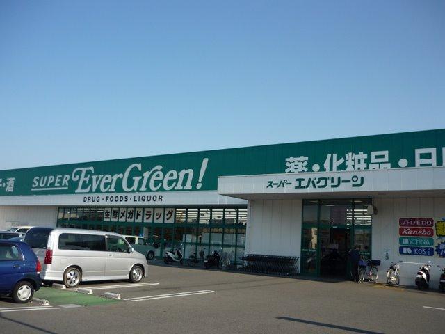 Supermarket. 560m to Evergreen