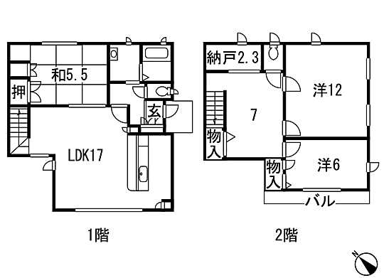 Floor plan. 26,900,000 yen, 3LDK + S (storeroom), Land area 159.78 sq m , Building area 110.89 sq m