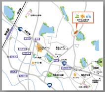 Local guide map. Kumatori Shin'noda model house