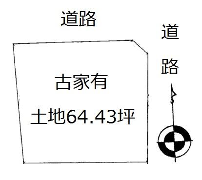 Compartment figure. Land price 13.8 million yen, Land area 213.02 sq m