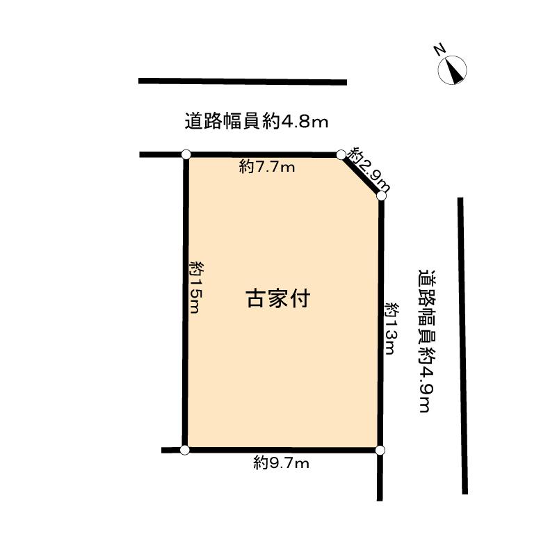 Compartment figure. Land price 13.8 million yen, Land area 145.96 sq m