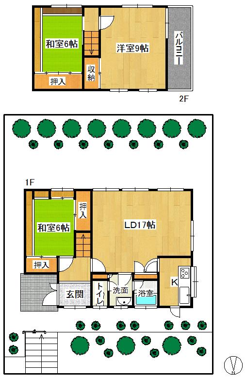 Floor plan. 7.8 million yen, 3LDK, Land area 226.24 sq m , Building area 117.62 sq m