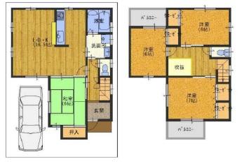 Floor plan. 29,800,000 yen, 4LDK, Land area 88.07 sq m , Building area 96.39 sq m