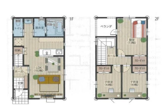 Floor plan. (No. 4 locations), Price 29.6 million yen, 3LDK, Land area 82.68 sq m , Building area 78.5 sq m