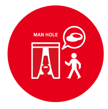 earthquake ・ Disaster-prevention measures.  [Manhole toilet] The manhole toilet to be installed to remove the manhole cover in the event of a disaster, In consideration to privacy will be installed tent. By some chance, It is also safe prolonged disaster life (PICT)