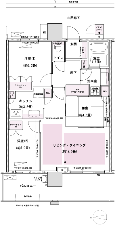 Floor: 3LDK, occupied area: 70.67 sq m, Price: 29.9 million yen