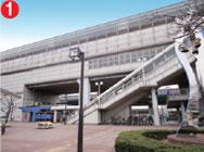 station. Osaka Monorail South to Settsu 710m