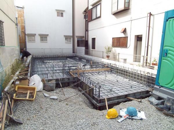 Local appearance photo. Is an image that is the reinforcement of the foundation