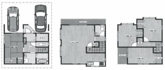 Floor plan. 33,800,000 yen, 4LDK, Land area 82.58 sq m , Building area 110.96 sq m