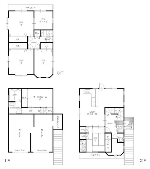 Floor plan. 22,800,000 yen, 5LDK + S (storeroom), Land area 110.07 sq m , Building area 172.12 sq m