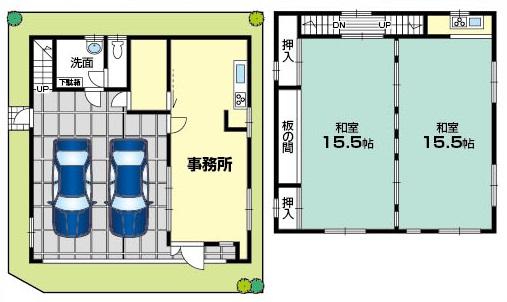 Floor plan. 19,800,000 yen, 2K + S (storeroom), Land area 100.01 sq m , Building area 139.32 sq m