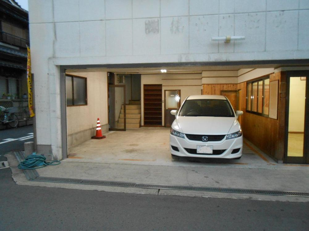 Parking lot. Garage space
