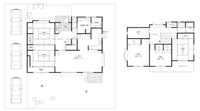 Floor plan. 34,800,000 yen, 5LDKK + S (storeroom), Land area 313.04 sq m , Building area 172.4 sq m