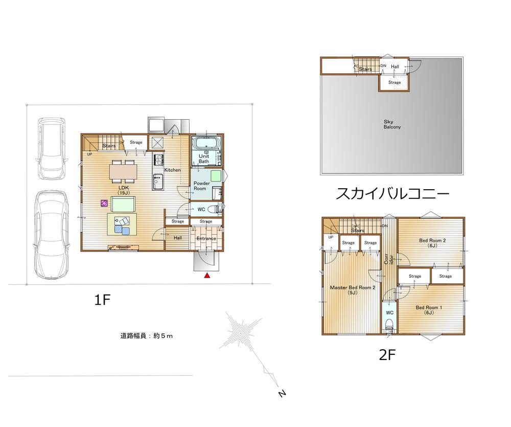 Floor plan. 24,800,000 yen, 3LDK, Land area 121.37 sq m , Building area 98.54 sq m floor plan