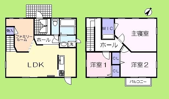 Floor plan. 9 million yen, 5LDK, Land area 220.4 sq m , Building area 141.29 sq m