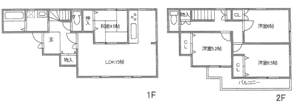 Floor plan. 29,800,000 yen, 3LDK, Land area 96.71 sq m , Building area 93.65 sq m floor plan