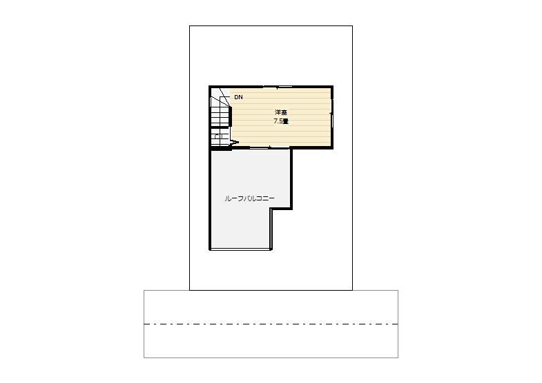 Floor plan. 29,800,000 yen, 4LDK, Land area 68.45 sq m , Building area 96.39 sq m 3-floor plan view