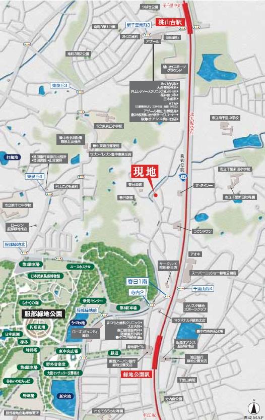 Local guide map