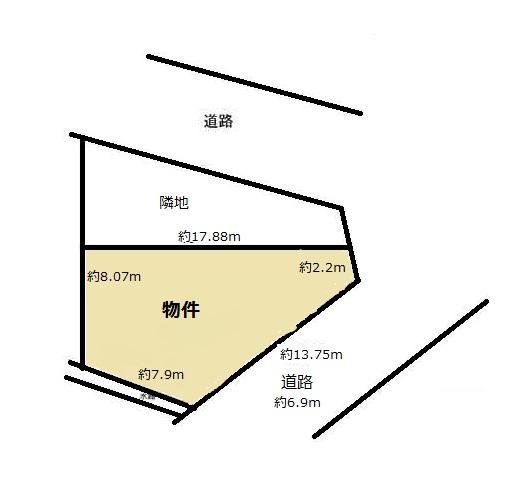 Compartment figure. Land price 27,800,000 yen, Land area 141.55 sq m