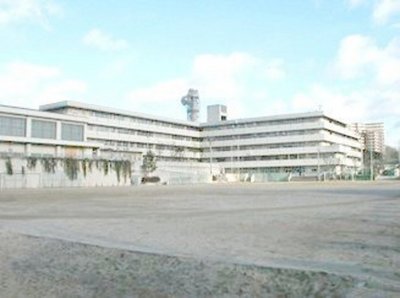 Junior high school. Yamadahigashi 1100m until junior high school (junior high school)