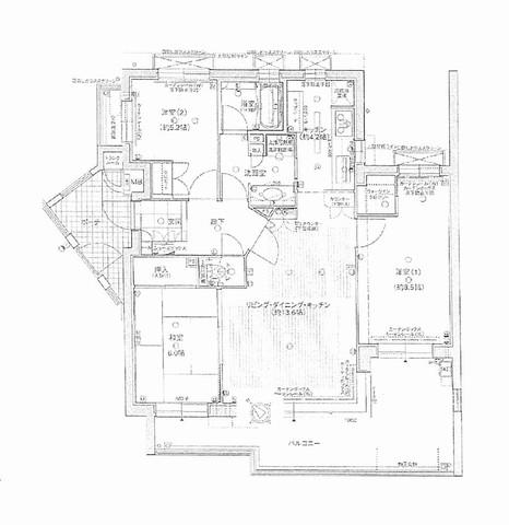 Floor plan. 3LDK, Price 26,400,000 yen, Occupied area 81.62 sq m , Balcony area 19.13 sq m Floor