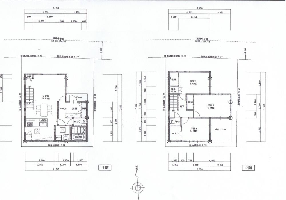 Floor plan. 35 million yen, 3LDK, Land area 80 sq m , Building area 86.4 sq m wooden 2-story 3LDK With carport