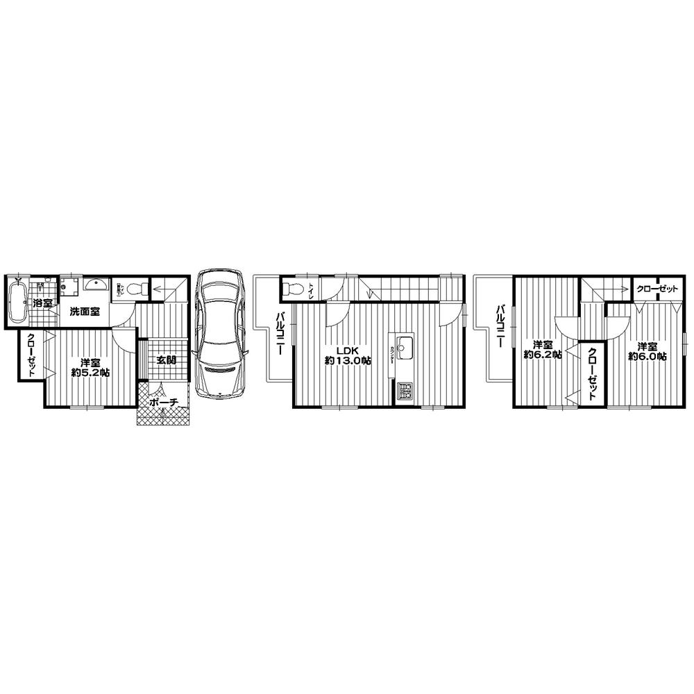 Building plan example (floor plan). Building plan example, Building area 79.48 sq m