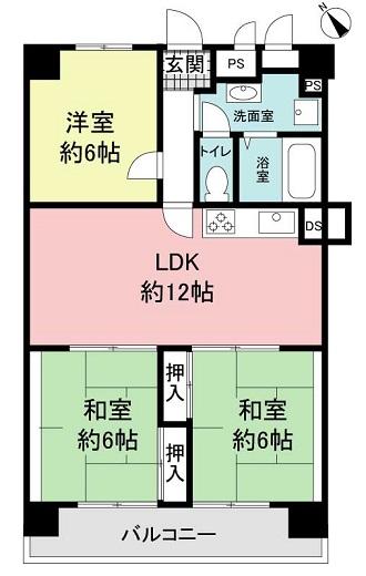 Floor plan. 3LDK, Price 17,900,000 yen, Occupied area 70.13 sq m , Balcony area 9.28 sq m   ※ If the present situation and drawings are different, It will honor the current state