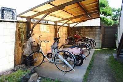 Building appearance. Bicycle-parking space