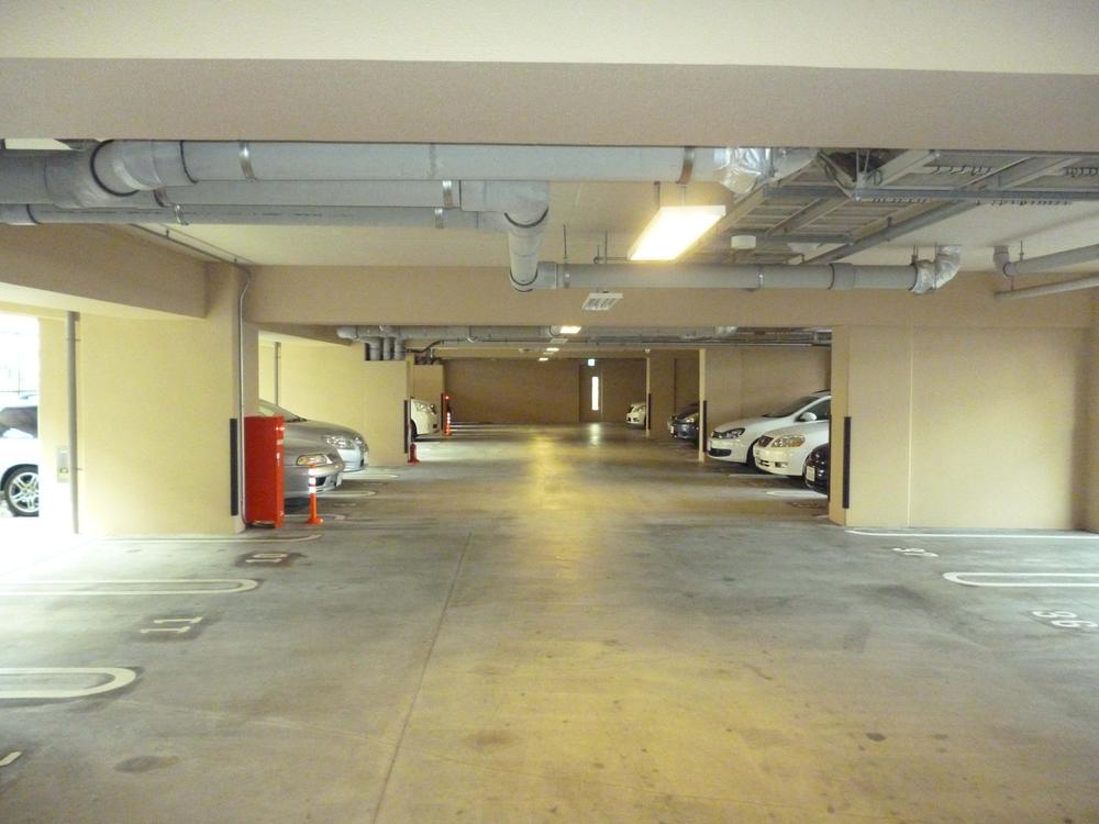 Parking lot. Indoor parking lot