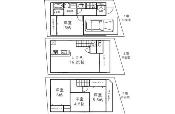 Compartment figure. Land price 32,200,000 yen, Land area 58.33 sq m