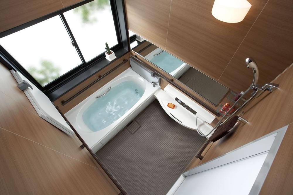 Rendering (introspection). Spacious relaxing bathroom