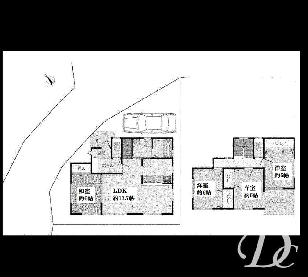 Floor plan. 36,876,000 yen, 4LDK, Land area 104.69 sq m , Building area 98.82 sq m