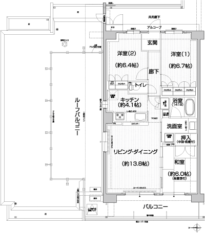 Floor: 3LDK, occupied area: 78.97 sq m, price: 35 million yen