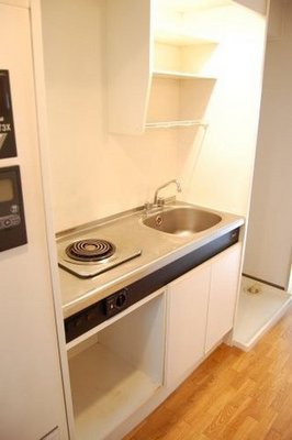 Kitchen. Utility costs will be kept because it is all-electric apartment. 