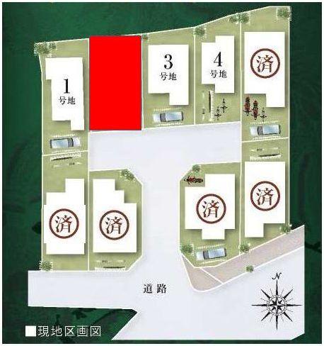 Compartment figure. Land price 24 million yen, Land area 86.11 sq m