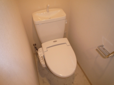 Toilet. Washlet conditioning is, It is happy equipment!