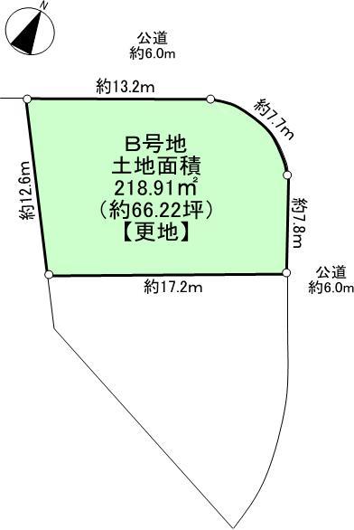 Compartment figure. Land price 53 million yen, Land area 218.91 sq m