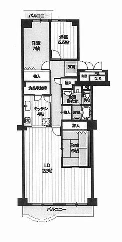 Floor plan. 3LDK, Price 17 million yen, Footprint 100.46 sq m , Balcony area 10.24 sq m Floor