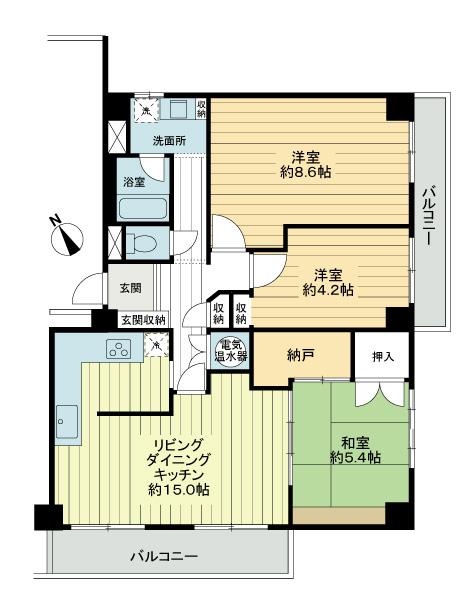 Floor plan. 3LDK + S (storeroom), Price 14.8 million yen, Occupied area 81.78 sq m , Balcony area 11.88 sq m