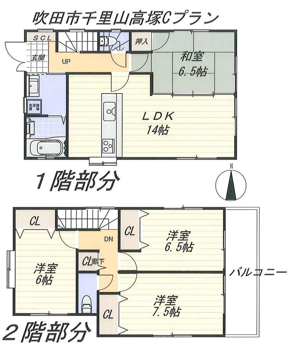 Building plan example (floor plan). Building plan C Land + building set price 28900000
